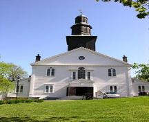 Front elevation, from Grand Parade, of St. Paul's Church, Halifax, 2005.; Heritage Division, NS Dept. of Tourism, Culture and Heritage, 2005.