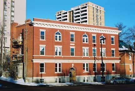 South and west facades