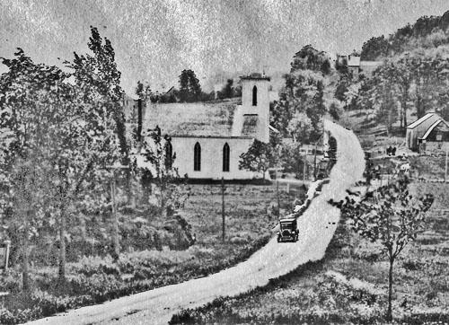 Église baptiste de la vallée, vers 1920
