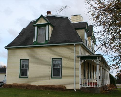 Showing side elevation