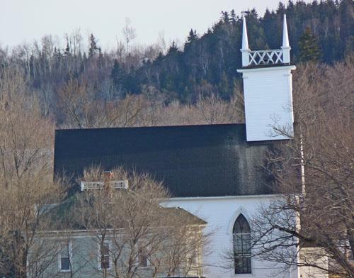 Église unie de Hillsborough - Vue du nord
