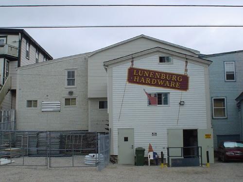 Rear façade