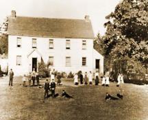 Craigflower Schoolhouse in the late 19th Century; BC Heritage Branch