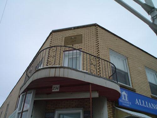 The small balcony