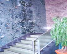 General view of the main staircase of Sir Leonard Tilley Building, 2002.; Agence Parcs Canada / Parks Canada Agency, G. Charrois, 2002.