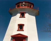 Détail du haut de la Tour de phare, 1987.; Department of Transport / Ministère des Transports, 1987.