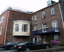 Rear Perspective, Romeo and Juliet balcony, the Benjamin Wier House, Halifax, 2004; Heritage Division, Nova Scotia Department of Tourism, Culture and Heritage, 2004