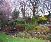Peace Arch Gazebo and gardens; Ministry of Environment, BC Parks, 2010