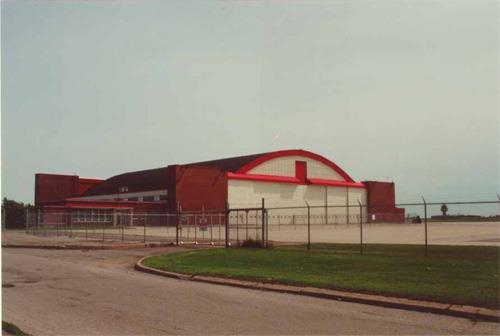 Hangar 11, montrant l'élévation ouest et nord