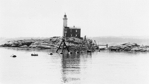 Figard lighstation during the Second World War