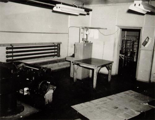 Salle de forteresse pour les relevés