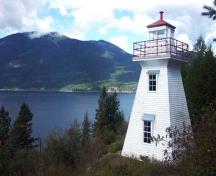 Pilot Bay Lighthouse; Ministry of Environment, BC Parks, 2010