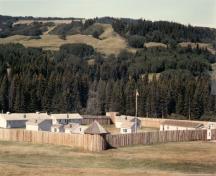 View from the east-southeast, 1982.; Parks Canada Agency/Agence Parcs Canada, 1982.