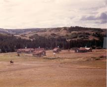 View from the east-southeast, 1948.; Parks Canada Agency/Agence Parcs Canada, 1948.