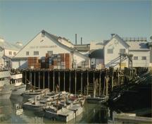 General view of the Gulf of Georgia Cannery National Historic Site, 1991.; Parks Canada Agency / Agence Parcs Canada, 1991.