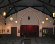Vue intérieure d'Heliconian Hall.; Parks Canada/Parcs Canada 2007.