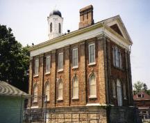 East elevation of Caledonia Town Hall; OHT, 2002