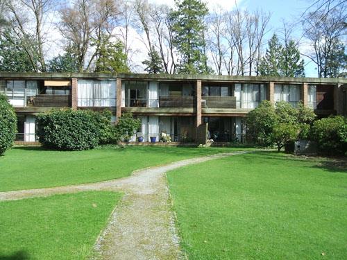 View of infill townhouses