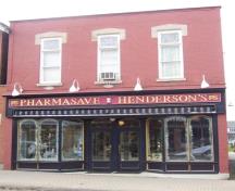 Front facade of Macartney's Drug Store; Thorold's LACAC