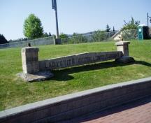 Sports field sign, 2008; Town of Ladysmith, 2008