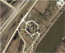 Aerial view of Lower Fort Garry; Permission Guy Masson-Guy Masson with permission