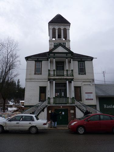front view of Kaslo Municipal Hall, 2011