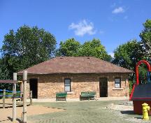 Rear view of Public Comfort Station, 2004.; Government of Saskatchewan, Lisa Dale-Burnett, 2004.