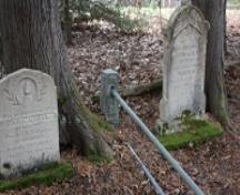 Family plot, divided by rails.; Town of Grand Bay-Westfield