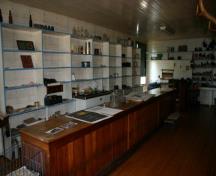 View of the interior of Gabel's General Store, Ladywood, 2005; Historic Resources Branch, Manitoba Culture, Heritage & Tourism, 2005