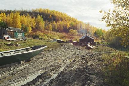 Fish camp at Eight Miles.