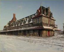 Lieu historique national du Canada de la Gare du Canadien Pacifique à McAdam; Parks Canada / Parcs Canada 1987