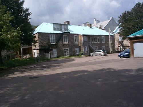 View of side façade