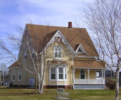 North and west elevations