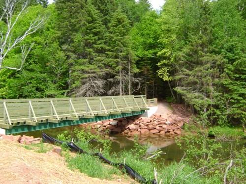 Footbridge over West River