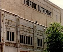 Détail du théâtre Outremont; Parks Canada Agency | Agence Parcs Canada, Nathalie Clerk, 1993.