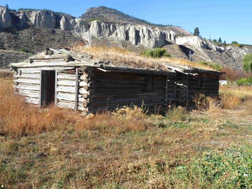Sod-Roofed Cabin - Side Exterior View