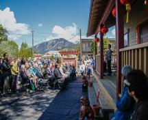 Opening of replica Joss House (Lytton Chinese History Museum), Lytton, May 13, 2017. Photo: Lorna Fandrich; Lorna Fandrich, 2017