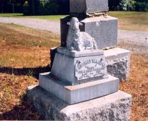 1886 Zinc child's grave marker, 2003; City of Maple Ridge, 2003