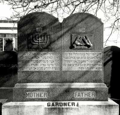 View of a headstone