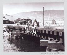 CN Railway Bridge; Penticton Museum, c.1960