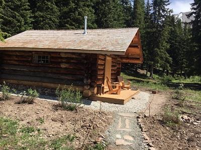 Cabane Wolverine élévation ouest