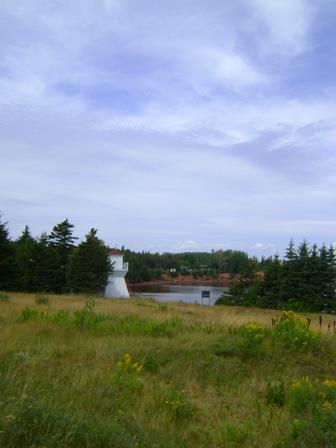 View of Range Light, rear elevation