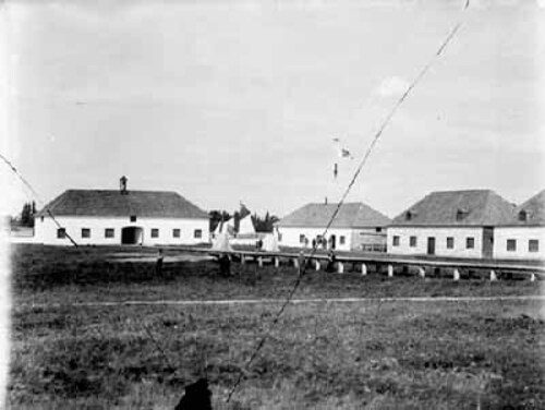 View from interior quadrangle, 1890