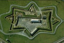 Aerial view from the north of Halifax Citadel National Historic Site of Canada.; Parks Canada Agency / Agence Parcs Canada