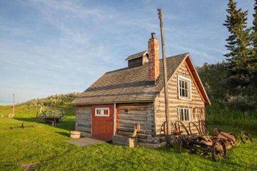 The blacksmith shop at Bar U Ranch