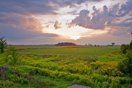 Front line of the battlefield