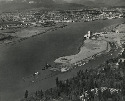 New Westminster in Background