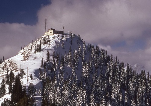 Photo de la station d'étude aggrandie, 1974