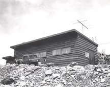 Édifice initial dans les années 1950-1960; National Research Council Canada Archives | Archives du Conseil national de recherches Canada