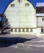 Rear view of Cattle Barn Building 14 of the Indian Head Research Station; Agriculture Canada, n.d.